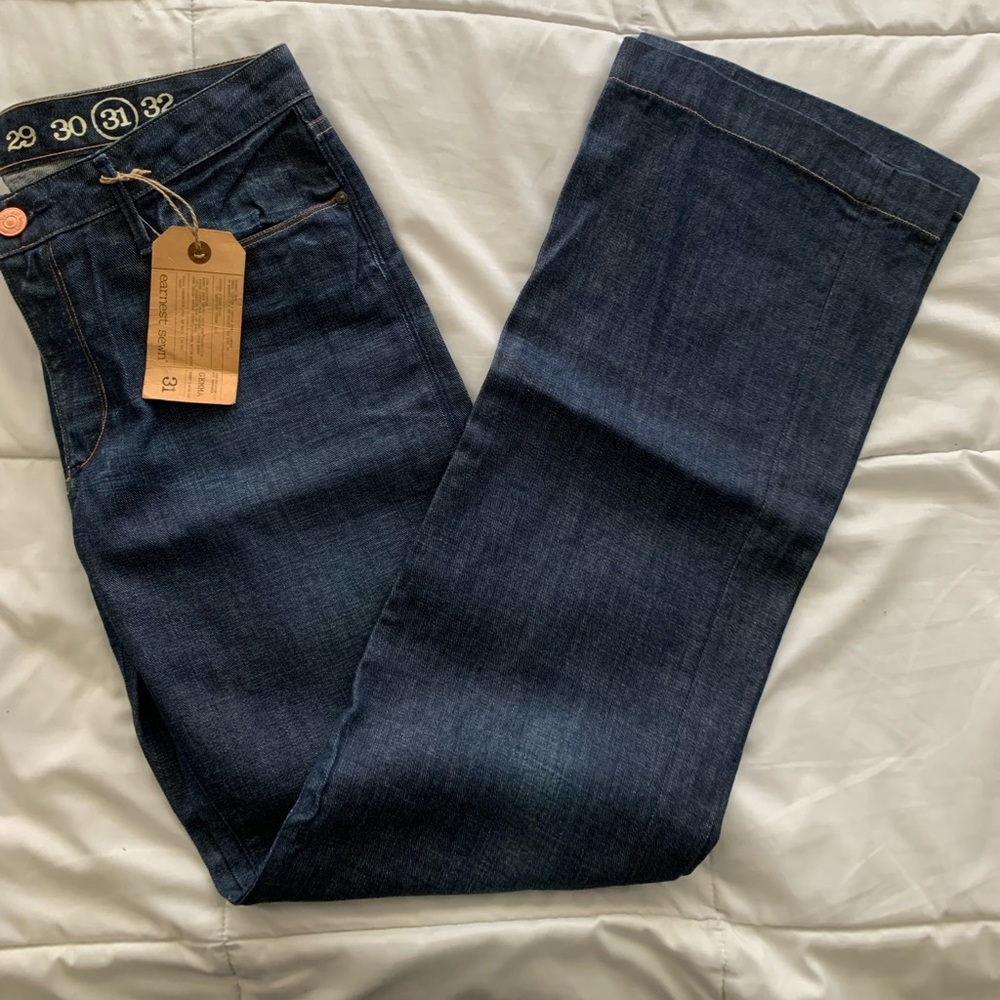 Earnest Sewn wide leg denim